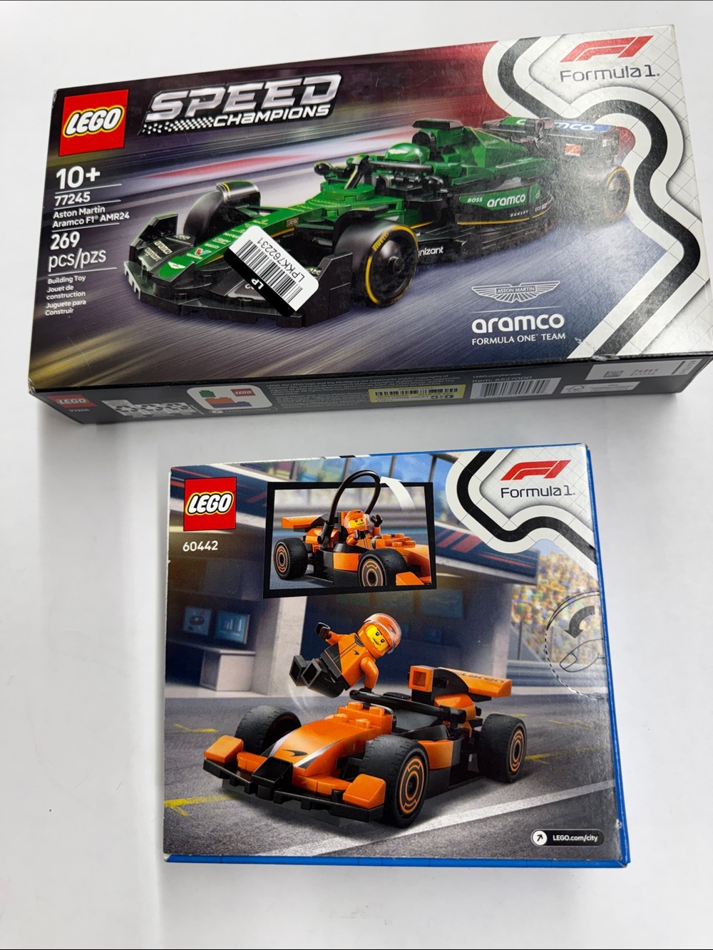 NEW Lego Formula 1 Aston Martin + F1 Driver Both Sealed